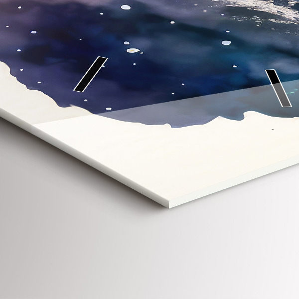 Vertikální nástěnné hodiny Životní styl meditace