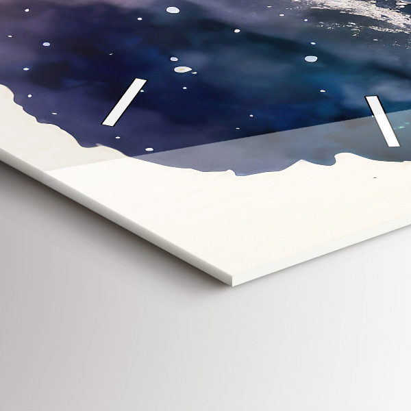 Vertikální nástěnné hodiny Životní styl meditace