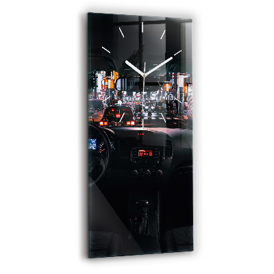 Vertikální nástěnné hodiny Auto v Tokiu