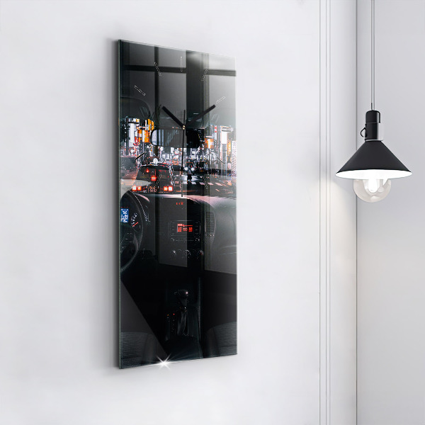 Vertikální nástěnné hodiny Auto v Tokiu