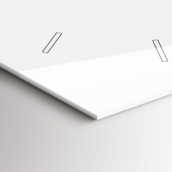 Vertikální nástěnné hodiny Květinová louka v horách