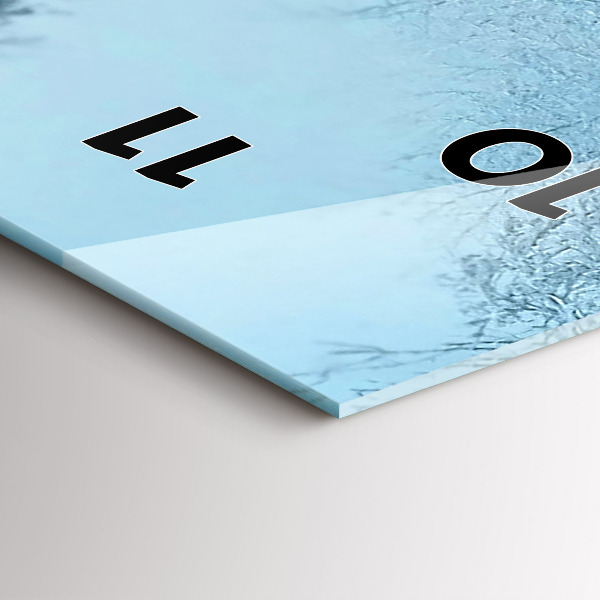 Vertikální nástěnné hodiny Jeleni na kolejích