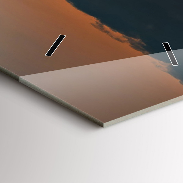 Vertikální nástěnné hodiny Slunečnice na louce