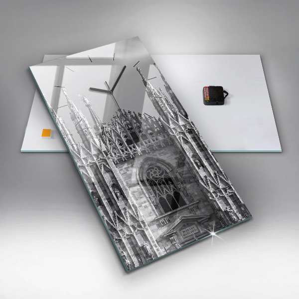 Vertikální nástěnné hodiny Katedrála Duomo Di Milano
