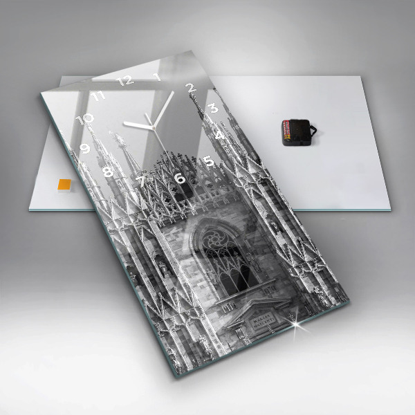 Vertikální nástěnné hodiny Katedrála Duomo Di Milano