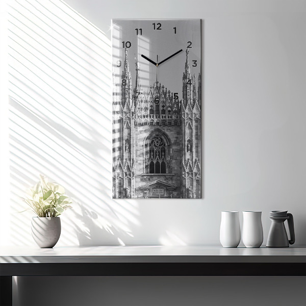 Vertikální nástěnné hodiny Katedrála Duomo Di Milano