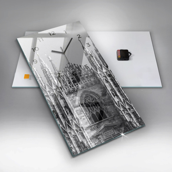 Vertikální nástěnné hodiny Katedrála Duomo Di Milano