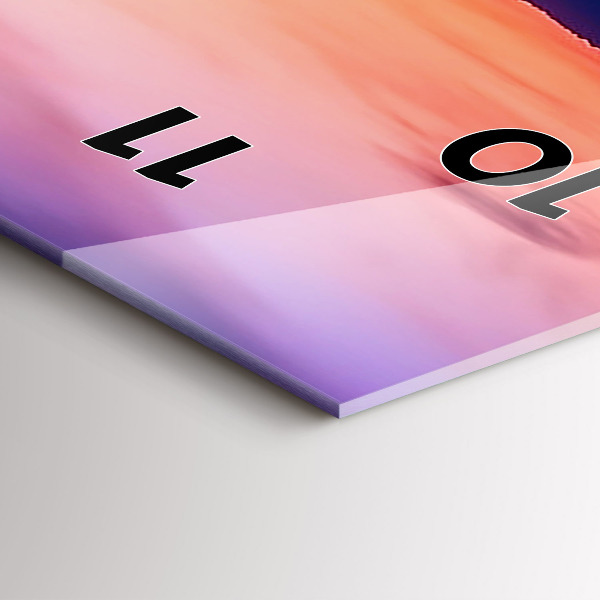 Vertikální nástěnné hodiny Titulky vzpomínek