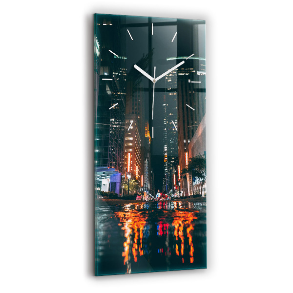 Vertikální nástěnné hodiny Hotel Hilton v Houstonu