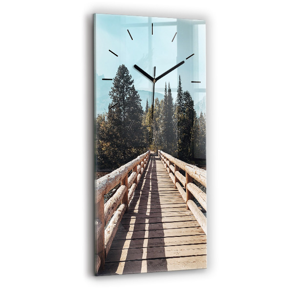 Vertikální nástěnné hodiny Hory v Yellowstonu