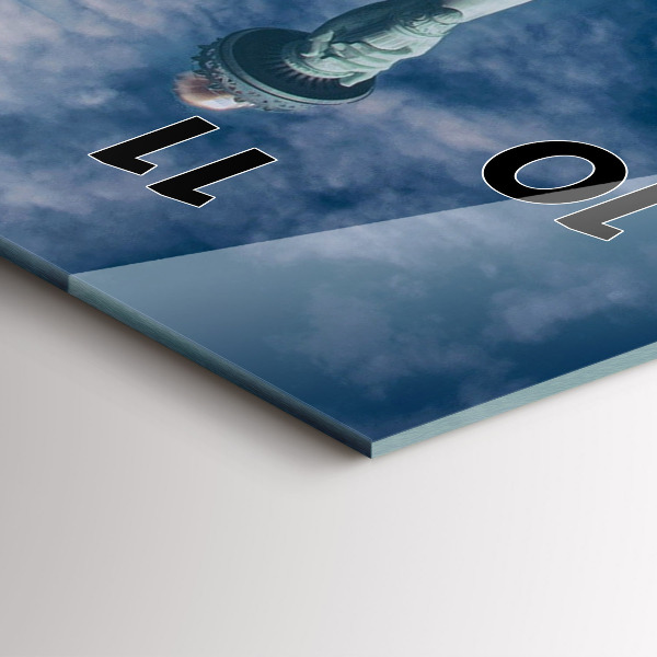 Vertikální nástěnné hodiny Socha Svobody New York