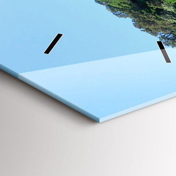 Vertikální nástěnné hodiny Podvodní jeskyně