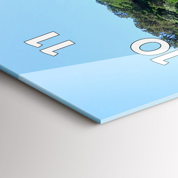 Vertikální nástěnné hodiny Podvodní jeskyně