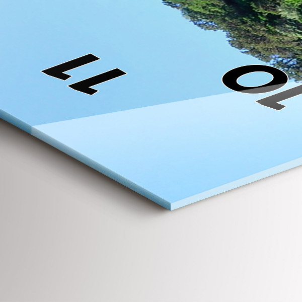 Vertikální nástěnné hodiny Podvodní jeskyně