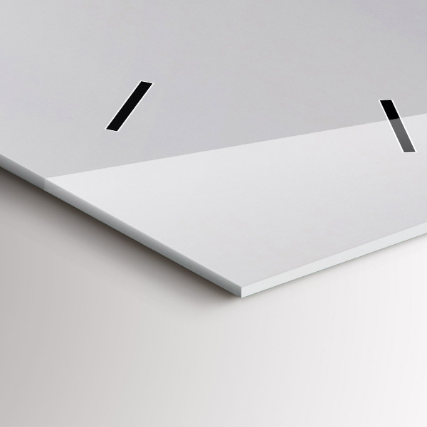 Vertikální nástěnné hodiny Výhled na Středozemní moře