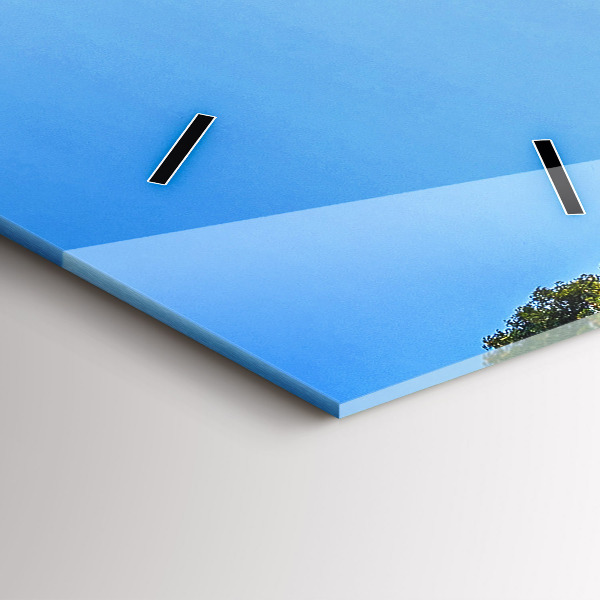 Vertikální skleněné hodiny Park Surat Thani v Thajsku