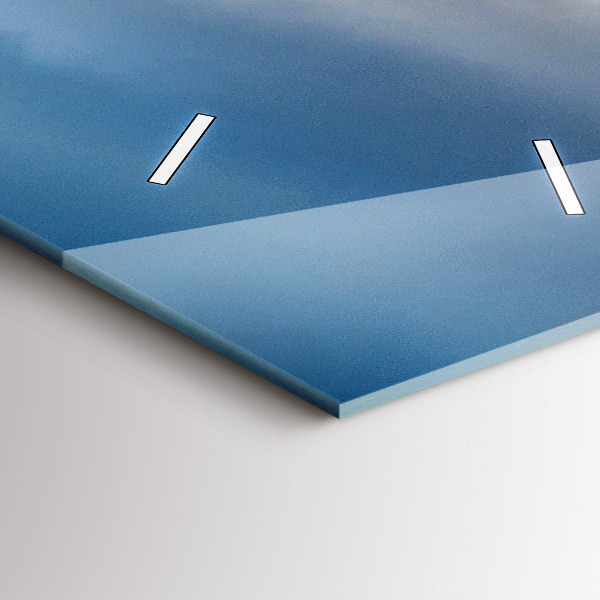 Vertikální skleněné hodiny Jezero Jokulsarlon Island