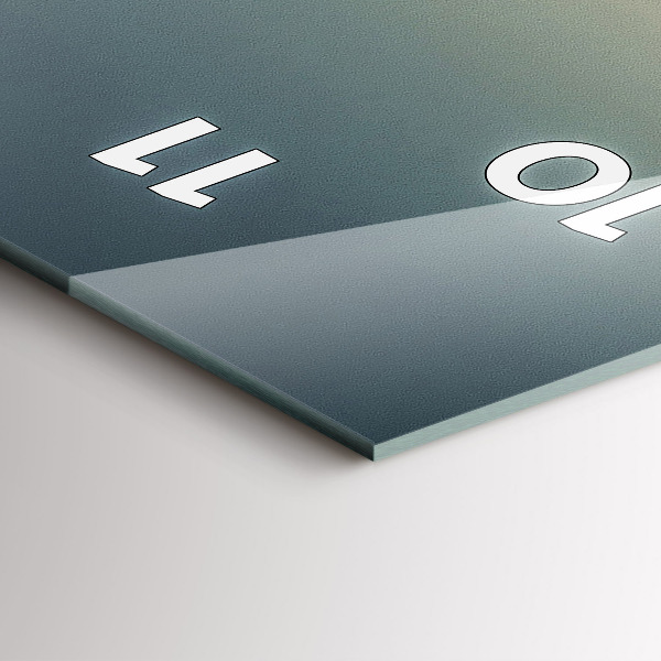 Vertikální skleněné hodiny Pohoří Bieszczady