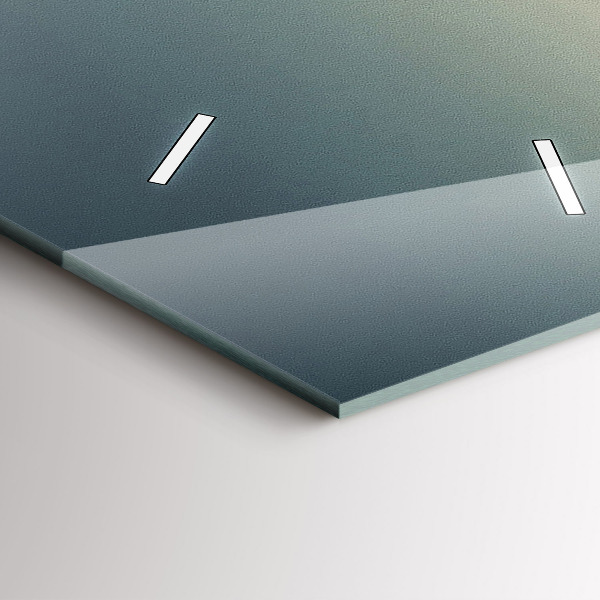 Vertikální skleněné hodiny Pohoří Bieszczady