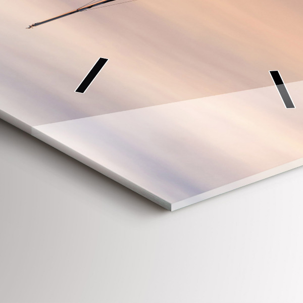 Vertikální skleněné hodiny Balaton USA