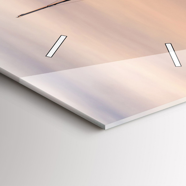 Vertikální skleněné hodiny Balaton USA