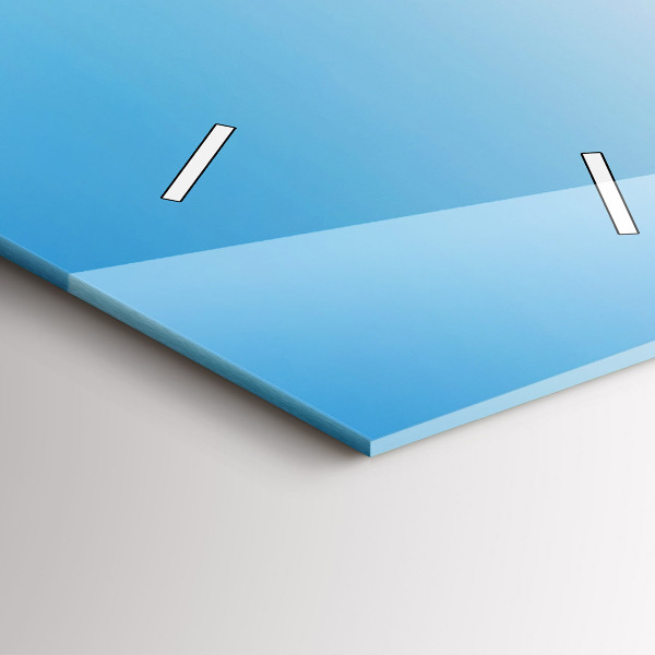 Vertikální skleněné hodiny Ledovec Mont Blanc Chamonix