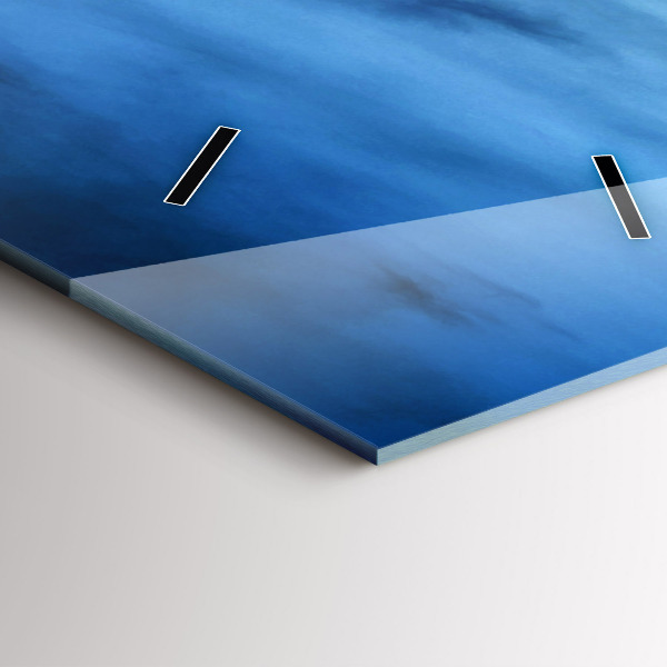 Vertikální skleněné hodiny Chrám v Bangkoku Thajsko