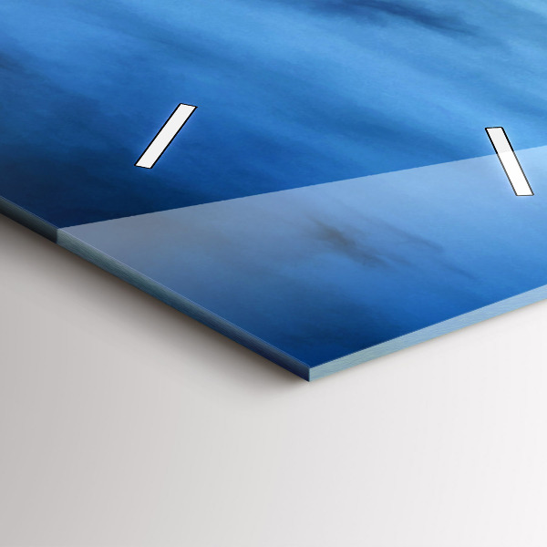 Vertikální skleněné hodiny Chrám v Bangkoku Thajsko