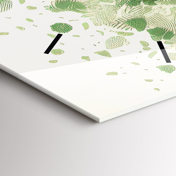 Vertikální nástěnné hodiny Velký strom příroda