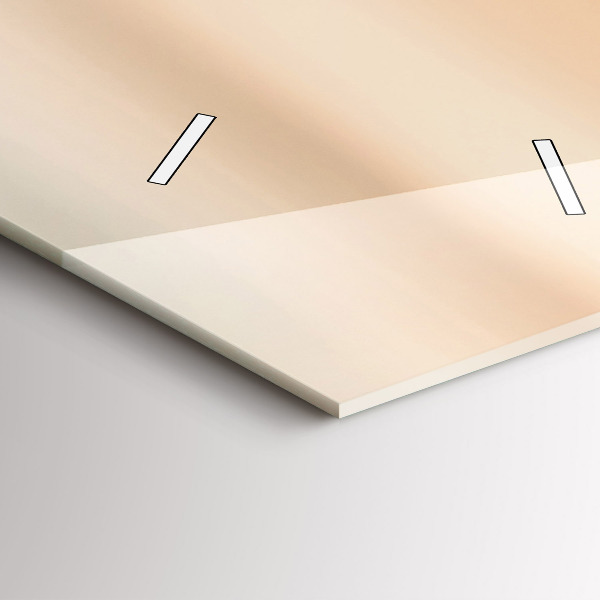 Vertikální skleněné hodiny Východ slunce na poli