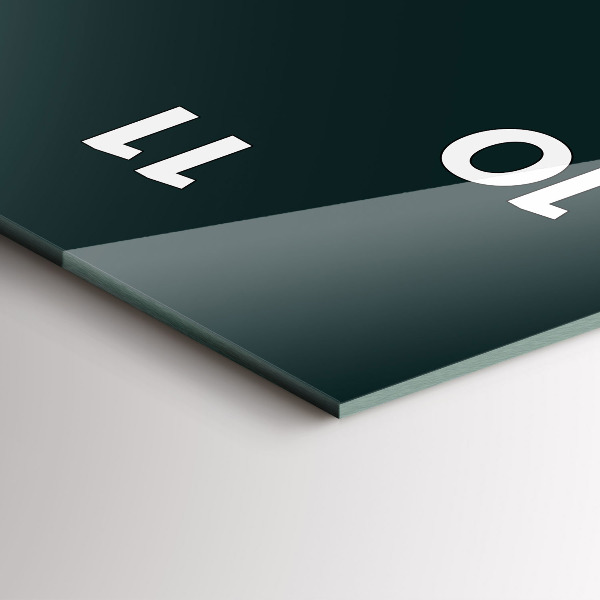 Vertikální skleněné hodiny Fotbalové hřiště