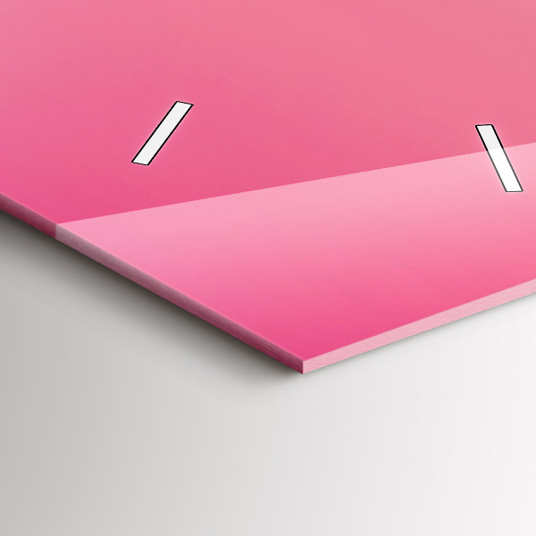 Vertikální skleněné hodiny Gradient oblohy a hor