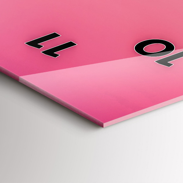 Vertikální skleněné hodiny Gradient oblohy a hor