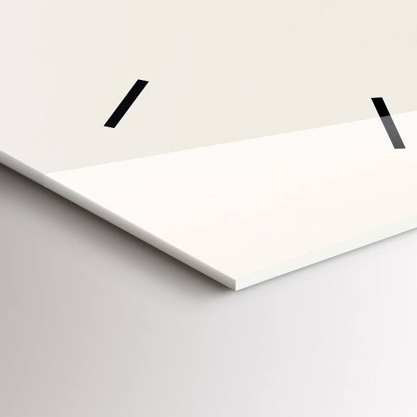 Vertikální skleněné hodiny Kvetoucí květy gypsophily