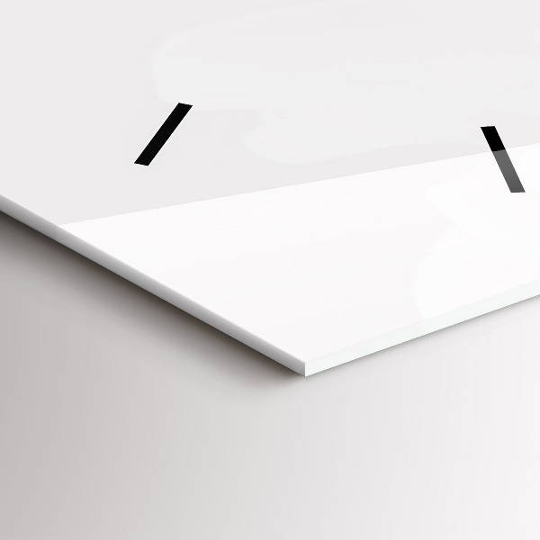 Vertikální skleněné hodiny Květy pivoňky