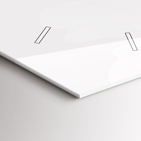 Vertikální skleněné hodiny Květy pivoňky