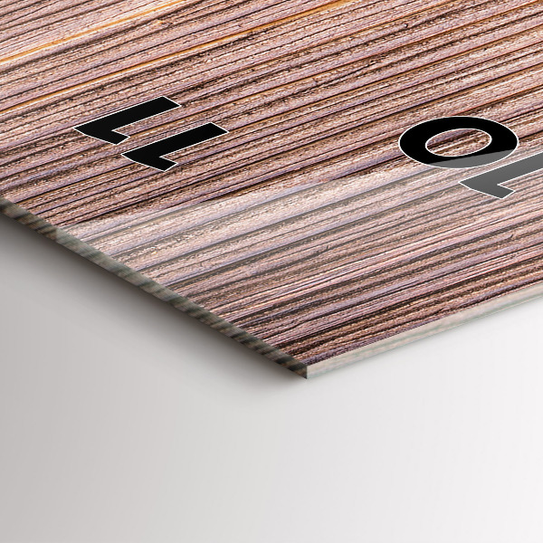 Vertikální skleněné hodiny Paprika