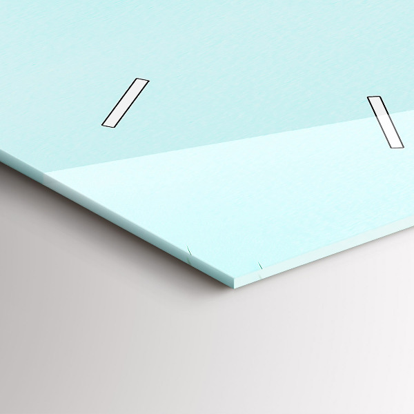 Vertikální skleněné hodiny Zelené palmy