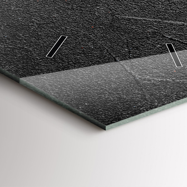 Vertikální skleněné hodiny Červené papriky