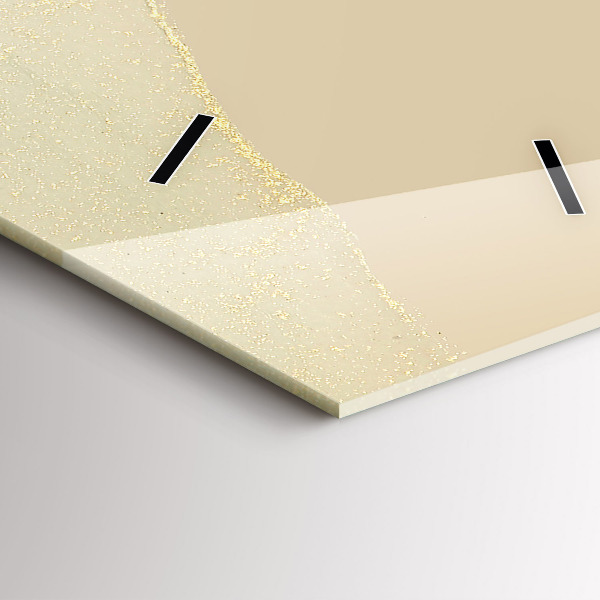 Vertikální skleněné hodiny Barevná abstrakce