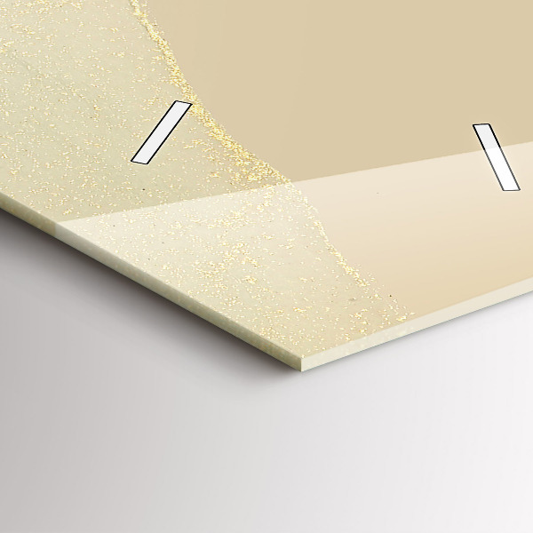 Vertikální skleněné hodiny Barevná abstrakce