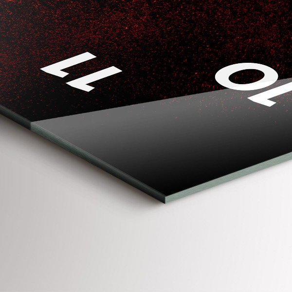 Vertikální nástěnné hodiny Chilli papričky