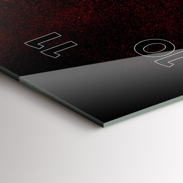 Vertikální nástěnné hodiny Chilli papričky