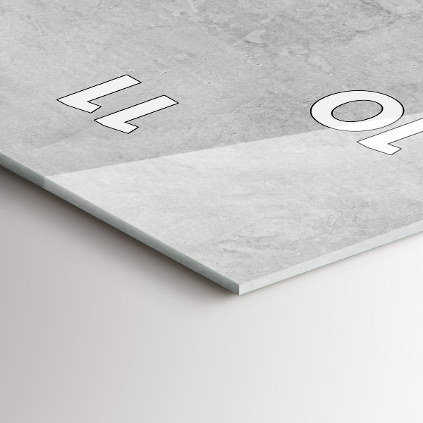 Vertikální nástěnné hodiny Kamenná zeď