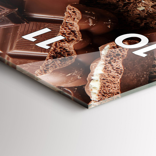 Vertikální nástěnné hodiny Čokoládové tyčinky