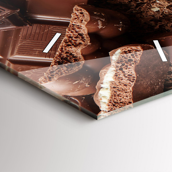 Vertikální nástěnné hodiny Čokoládové tyčinky