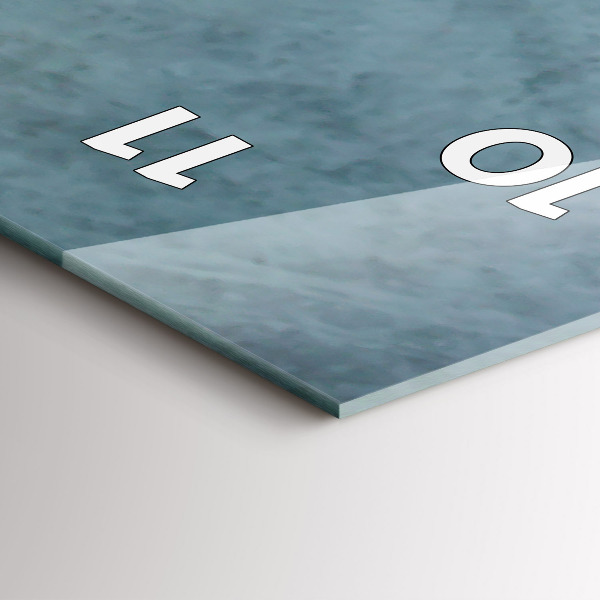 Vertikální nástěnné hodiny Šálek kávy