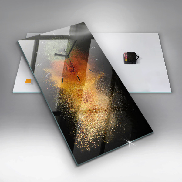 Vertikální nástěnné hodiny Rozsypané koření