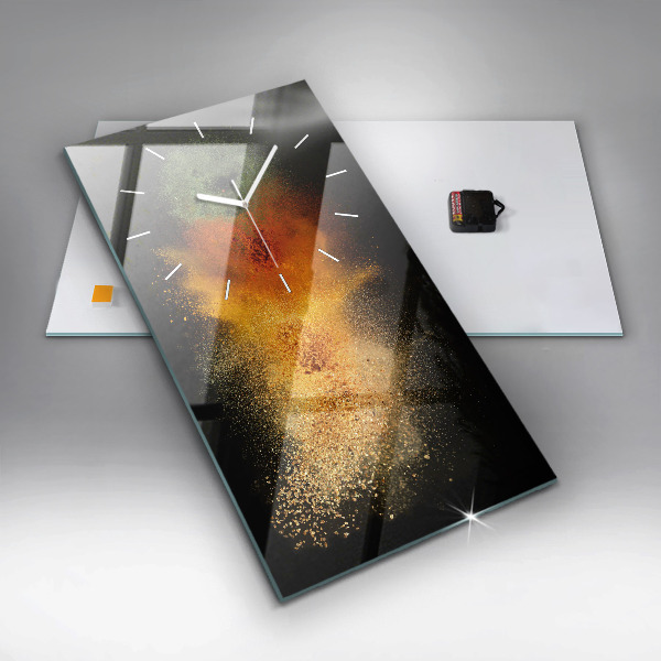 Vertikální nástěnné hodiny Rozsypané koření