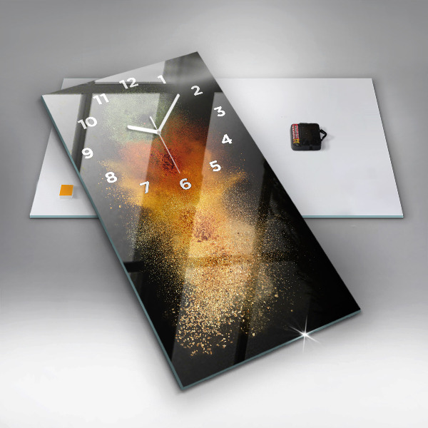 Vertikální nástěnné hodiny Rozsypané koření